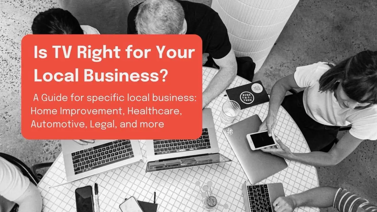 Copy of Copy of Blog banner - Is TV Right for Your Local Business?