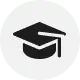 Grad hat logo